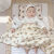 艺彩蝶【首单立减】小孩枕头6-16岁婴儿枕头棉纱布宝宝定型枕新生0到6个 蘑菇 适合0-1岁的宝宝使用