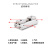 导轨滑台气动手指气缸MHF2-8D-12D-16D-20D/D1/D2薄型气爪代替SMCAA 滑台MHF2-20D
