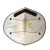 耐呗斯 KP95口罩 工业口罩 防异味防有机气体 头戴式有阀 外置鼻梁 NBS9502VCP 40只/盒