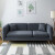 A家家具 沙发 北欧客厅家具 布艺沙发 可拆洗日式小户型三人位 懒人沙发 灰黑色 ADS-025A