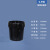 塑料桶化工桶油漆桶密封pp桶带提手打包桶1-50L涂料桶胶桶 10L-黑色