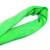 定制适用国标工业柔性吊装带双扣环形3/5/10吨起重圆形软吊带吊车吊树吊绳 默认 2吨2.5米 橘色，绿色