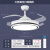雷士照明（NVC）2024年新款隐形风扇灯一体式变频遥控吊扇灯卧室餐厅吊灯 42寸象牙白+变光+遥控(款)