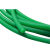 千石聚氨酯粗面圆带粘接圆形皮带O型传动带出口品质绿色可接驳PU圆带 4mm一条10米长