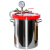 适用真空消泡桶AB胶滴胶消泡机小型脱泡桶抽真空容器树脂硅胶脱泡桶定制 1.5加仑+双极1升真空泵