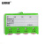 安赛瑞 货架物料计数磁性卡套（10个装）4位计数 65×100mm 绿色 强磁纽扣款 货物分类标记磁性卡套13370