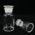 玛仕福 玻璃广口试剂瓶 加厚密封磨砂大口试剂样品瓶 透明30ml 