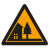 蒙爵交通标志牌左右标牌让行村庄交叉路口乡村道路急弯上下陡坡警示牌 定制尺寸