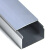 DS 铝合金方线槽 80*50mm 壁厚0.8mm 1米/根 外盖明装方形自粘地面