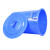 金兽100L塑料水桶含盖外径500*620mm可定制GB1031加厚蓝色