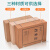 谋福 439Y 牛皮纸档案盒无酸纸档案盒档案收纳盒A4档案资料盒档案盒(无酸纸12cm)