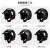 KEAZ摩托车头盔碳纤维男3C四分之三头盔夏季复古四季通用踏板车安全帽 12K哑黑+双层防雾面罩 M（55-56cm）