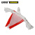 安赛瑞 14107 警示红白旗  红白色 三角旗尺寸140×180mm，总长10m