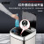 安赛瑞 感应智能垃圾桶 不锈钢带盖免接触垃圾桶 办公室商用卫生间垃圾桶 9L 白金 7F00075