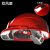融测带双风扇安全帽子工地安全帽内置太阳能空调帽可充电头盔空调制冷 双风扇+蓝牙+太阳能+空调(红色)