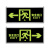 百士安 WZ0109 疏散应急指示灯 夜间荧光标志牌 双面左向