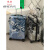 南哲行李箱pc材质涂鸦行李箱男生拉杆箱万向轮女结实耐用学生旅行箱的 银色 银色铁塔 20寸国内外登机箱