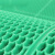 冰禹 BYQ-706 PVC内六角镂空隔水地垫 厕所游泳池防滑垫耐磨型地毯 绿色1.6m宽*1m长