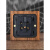 雅漫林（YAMANLIN）电工美式黑胡桃实木面板黄铜拨杆复古开关86型民宿仿古风插座 错位五孔(大间距更好用)
