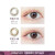 新款Merrydolly韩国进口美瞳年抛2片巧克力近视彩色隐形眼镜网红混血水润自然男女 巧克力灰14.2（2片） 650度