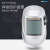 JALU电焊面罩真彩自动变光头戴式氩弧焊专用神器高清大屏智能焊帽 银色POP-1真彩双液晶 智能变光面罩