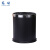 冠峰 10L黑色单层塑料 防水纸篓双层阻燃桶圆形无盖垃圾桶GNG-429
