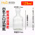 戴丹广口瓶玻璃试剂瓶酒精罐实验室毛口玻璃瓶白色细口瓶磨口空瓶密封 125ml透明小口