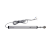 米朗KPM18两端鱼眼拉杆式位移传感器预应力电阻尺机械手臂电子尺裂缝计电子尺铰接拉杆式位移传感器 KPM18-25mm