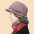 SOMUBAY妈妈帽子女2023年新款春秋休闲渔夫帽中老年人奶奶春夏布盆帽 卡其色（帽子+围巾） 均码可调节（56-60CM）