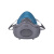 防尘口罩神器工业粉尘灰尘防护面罩面具kn95透气煤矿口鼻罩 HF-52防尘三件套+20片棉(硅胶) 均码
