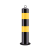 钢管警示柱停车桩警示桩防撞柱固定桩加厚活动反光隔离桩铁立柱 固定式：75厘米76直径红白款
