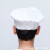 男女厨师帽面包烘焙蛋糕甜品店厨师工作帽高布帽纯白色厨师帽子 黑色高圆帽 L5860cm