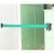 挂壁式不锈钢收银台壁挂式固定伸缩头一米线2米3米5米警戒隔离带 白色 3米白色带