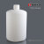 NIKKO塑料瓶大容量大小口试剂瓶广口黑色棕色避光瓶HDPE白色样品 白小口10L