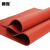 冀庞 高压绝缘胶垫橡胶垫 电厂绝缘橡胶板 配电室专用绝缘垫 红色平面 1米*5米 5mm 10kv