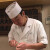 定制适用于日式厨师帽子寿司店料理餐厅厨房帽和风日料卫生帽食堂 08黑色黑网顶 老款松紧带调节