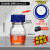 液相流动相瓶溶剂瓶GL45盖螺口储液瓶色谱试剂瓶100/250/500/1000/2000/5000 透明1000ml/1孔