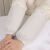 YGRPESTF冬季韩版长款袖套女工作防污短款护袖家务清洁套袖学生手袖头 米色+白色2双装 长度27cm左右 0个