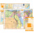埃及地图 中外对照 （防水耐折 详细地名 主要城市 旅游文化信息）世界分国地图·非洲