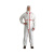 3M 4565白色带帽红色胶条连体防护服防尘液态化学品喷洒清洁作业M 10件装