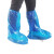 防水养殖场雨天加厚长筒塑料靴套防滑一次性鞋套户外耐磨漂流脚套 长筒(蓝色)2只看样品