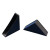 稳斯坦 W7078 (100个)直角塑料护角 铝材画框工艺品打包防撞保护角包角 50*50*12(黑色)