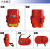 曌月矿用自救器隔绝式压缩氧自救器煤矿山ZH化学氧呼吸器ZYX453060 过检款ZYX45自救器小号