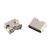 贴片USB-3.1插座 Type-C母座 6P简易型 4固定插脚 大电流快冲专用