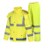 安先达雨衣 反光交通雨衣 防汛救援环卫雨衣套装  荧光黄 L 