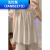 法比兔（FANBEETO）夏季薄款短袖纯棉睡衣女2022年新款夏天甜美可爱公主风家居服套装 #FM-白色套装 M75-98斤