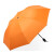 向日葵雨伞定制logo广告伞纯色商务伞三折伞晴雨伞男女通用晴雨伞礼品伞 橙色（黑胶款）