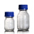 蓝盖瓶透明棕色丝口螺口玻璃化学试剂广口样品瓶100250500ml 蜀牛中性料透明500ml 1盒