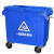 660l环卫桶大号市政垃圾箱工业用塑料垃圾车户外大型垃圾桶大容量 660L新料环卫特厚款-绿色无盖