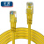 千天（Qantop）超五类网线非屏蔽百兆 黄色成品双绞线 2米 QT-W527H